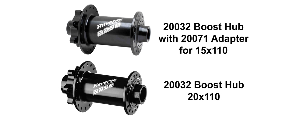 REVERSE Convert Adapterset from Ø20 to Ø15mm for Base Superboost