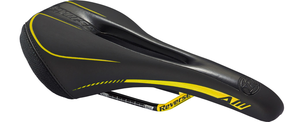 Yellow store mtb saddle